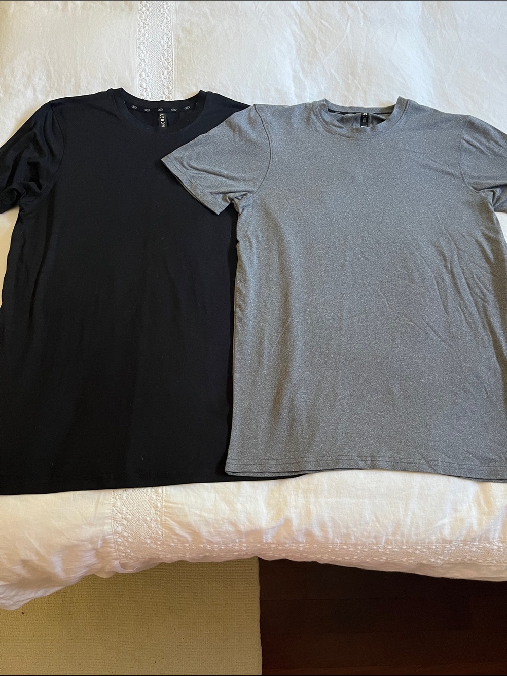 Leg3nd Inspire Black & Charcoal Grey T-Shirts, Size XL (18)